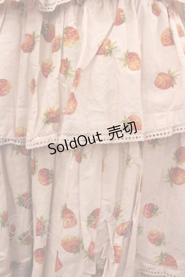 画像3: WONDERFUL WORLD / 苺pt段々フリルスカート  ピンク I-26-02-18-081-LO-SK-SA-ZI (3)