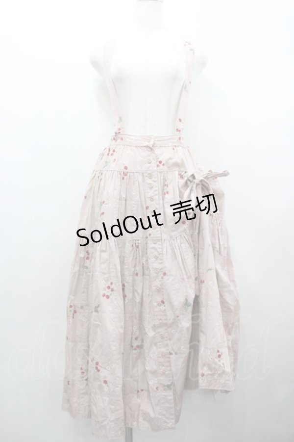 画像1: WONDERFUL WORLD / 苺ptパッチワークサススカート  ピンク I-26-02-18-082-LO-SK-SA-ZI (1)