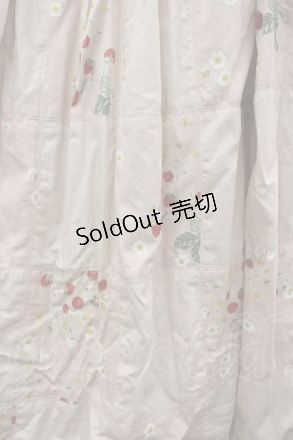 画像3: WONDERFUL WORLD / 苺ptパッチワークサススカート  ピンク I-26-02-18-082-LO-SK-SA-ZI (3)