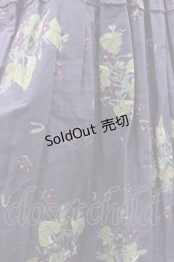 画像3: WONDERFUL WORLD / すみれptサッシュリボン付きスカート  パープル I-26-02-18-085-LO-SK-SA-ZI (3)