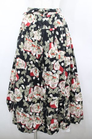 画像: PINK HOUSE / ジャム瓶柄スカート  ブラック I-26-02-18-092-LO-SK-SA-ZI