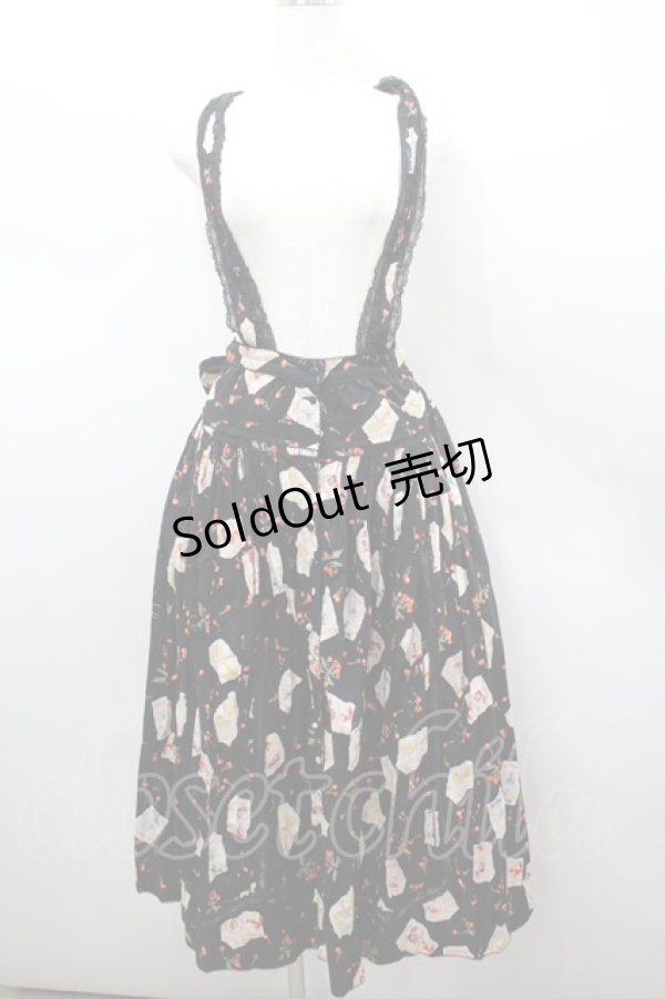 画像1: WONDERFUL WORLD / チェリー&パッケージptサススカート  ブラック I-26-02-18-093-LO-SK-SA-ZI (1)