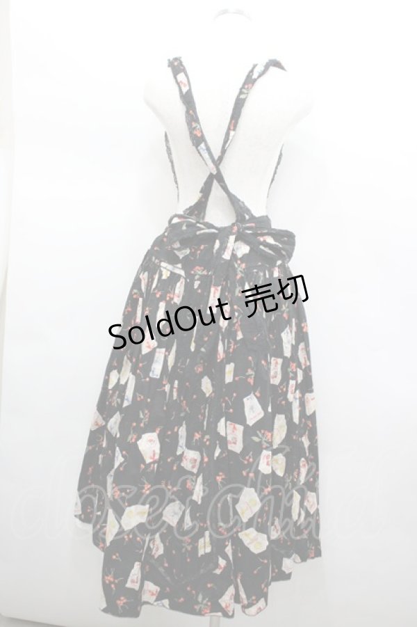 画像3: WONDERFUL WORLD / チェリー&パッケージptサススカート  ブラック I-26-02-18-093-LO-SK-SA-ZI (3)