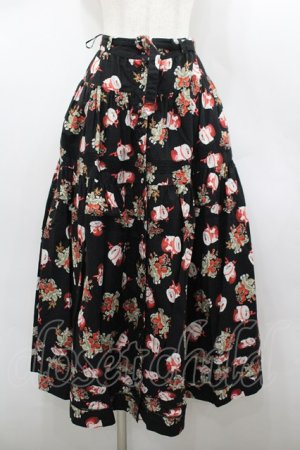 画像: WONDERFUL WORLD / ジャム瓶スカート  ブラック I-26-02-18-094-LO-SK-SA-ZI