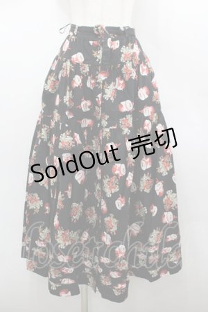 画像: WONDERFUL WORLD / ジャム瓶スカート  ブラック I-26-02-18-094-LO-SK-SA-ZI