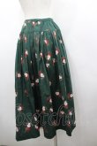 画像3: PINK HOUSE / サンタリースプリントスカート  緑 I-26-02-18-097-LO-SK-SA-ZI (3)