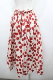 画像3: PINK HOUSE / さくらんぼプリントスカート  白Ｘ赤 I-26-02-18-098-LO-SK-SA-ZI (3)