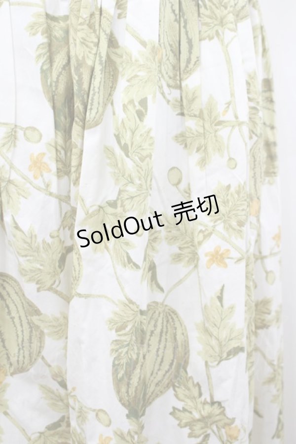 画像2: PINK HOUSE / スイカプリントスカート  白Ｘ緑 I-26-02-18-099-LO-SK-SA-ZI (2)