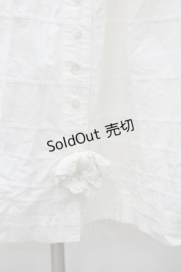 画像2: PINK HOUSE / レースライン前開きスカート  アイボリー I-26-02-18-104-LO-SK-SA-ZI (2)