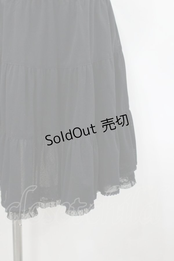 画像2: PINK HOUSE / ミニ丈ペチコート  黒 I-26-02-18-105-LO-SK-SA-ZI (2)