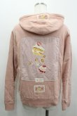 画像3: PINK HOUSE / ショートケーキゼッケン付きジップアップパーカー L ピンク I-26-02-18-011-LO-TO-SA-ZI (3)