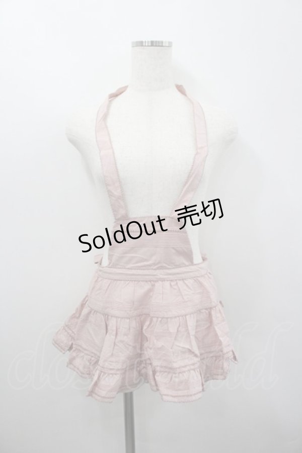 画像1: WONDERFUL WORLD / ギンガムチェックミニエプロン  ピンク I-26-02-18-122-LO-ZA-SA-ZI (1)