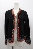 画像1: WONDERFUL WORLD / 苺編みぐるみカーディガン  ブラック I-26-02-18-015-LO-TO-SA-ZI (1)