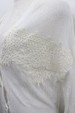 画像2: axes femme / モチーフレースショートカーデ M 白 I-26-02-18-021-AX-TO-SA-ZI (2)