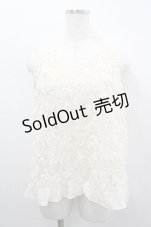 画像: axes femme POETIQUE / フラワータンク M キナリ I-26-02-18-003-AX-TO-SA-ZI