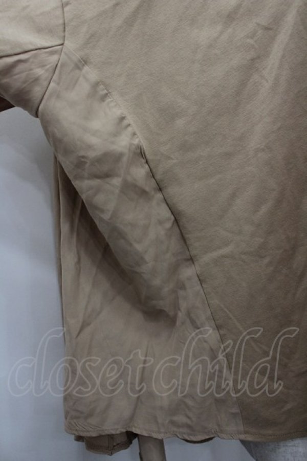 画像2: axes femme / カット異素材フレア切替PO M ベージュ I-26-02-18-024-AX-TO-SA-ZI (2)