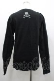 画像2: GOTHPUNKその他(買取対象外) / スカルカットソー M 黒Ｘシルバー I-26-02-20-033-GO-TO-SA-ZI (2)