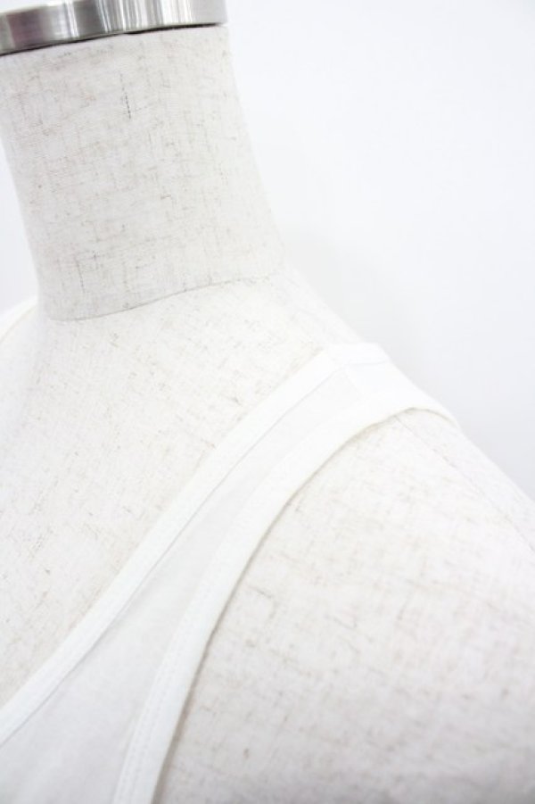 画像3: CIVARIZE / 裾プリントロングタンク 46 白Ｘ黒 I-26-02-20-034-GO-TO-SA-ZI (3)