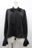 画像1: Riu / リボンタイ長袖ブラウス  黒 I-26-02-20-005-LO-BL-SA-ZI (1)