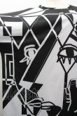 画像3: ankoROCK / 絵画BIG TEE  黒Ｘ白 I-26-02-20-047-PU-TO-SA-ZI (3)