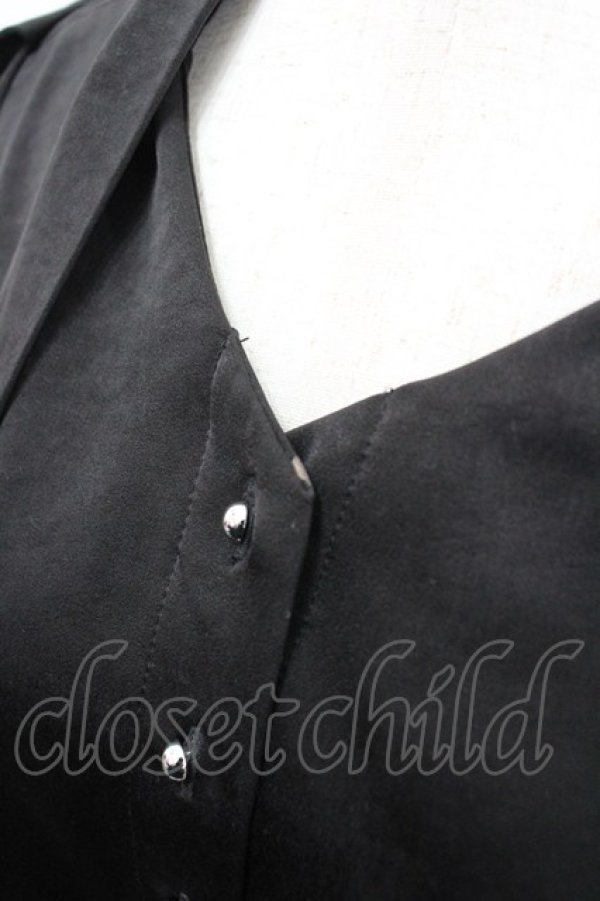 画像3: Riu / リボンタイ長袖ブラウス  黒 I-26-02-20-005-LO-BL-SA-ZI (3)