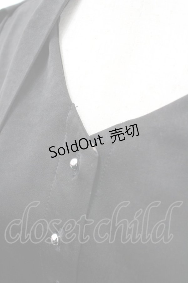 画像3: Riu / リボンタイ長袖ブラウス  黒 I-26-02-20-005-LO-BL-SA-ZI (3)