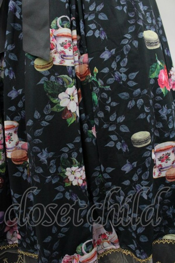 画像3: Triple fortune / マカロンティータイムワンピース  黒 I-26-02-20-058-EL-OP-SA-ZI (3)