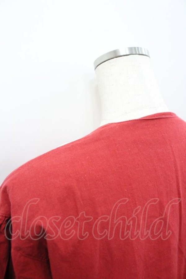 画像3: PINK HOUSE / ワッペンデザインワンピース  赤 I-26-02-20-061-LO-OP-SA-ZI (3)