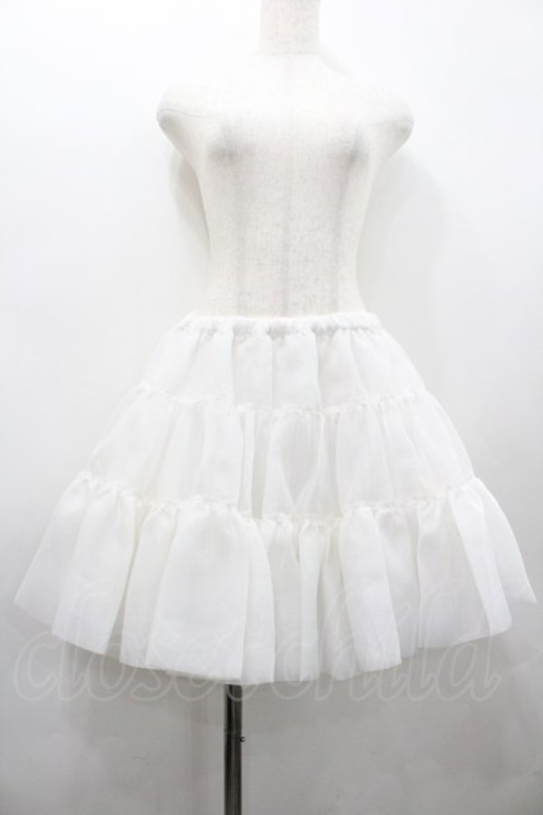 画像1: ATELIER PIERROT / ボリュームパニエ  白 I-26-02-20-065-EL-SK-SA-ZI (1)
