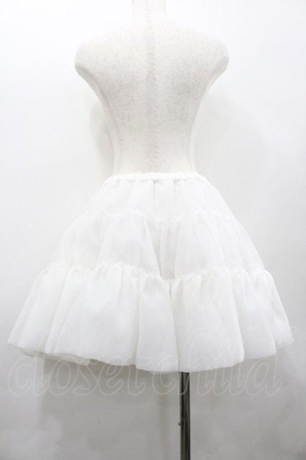 画像2: ATELIER PIERROT / ボリュームパニエ  白 I-26-02-20-065-EL-SK-SA-ZI (2)