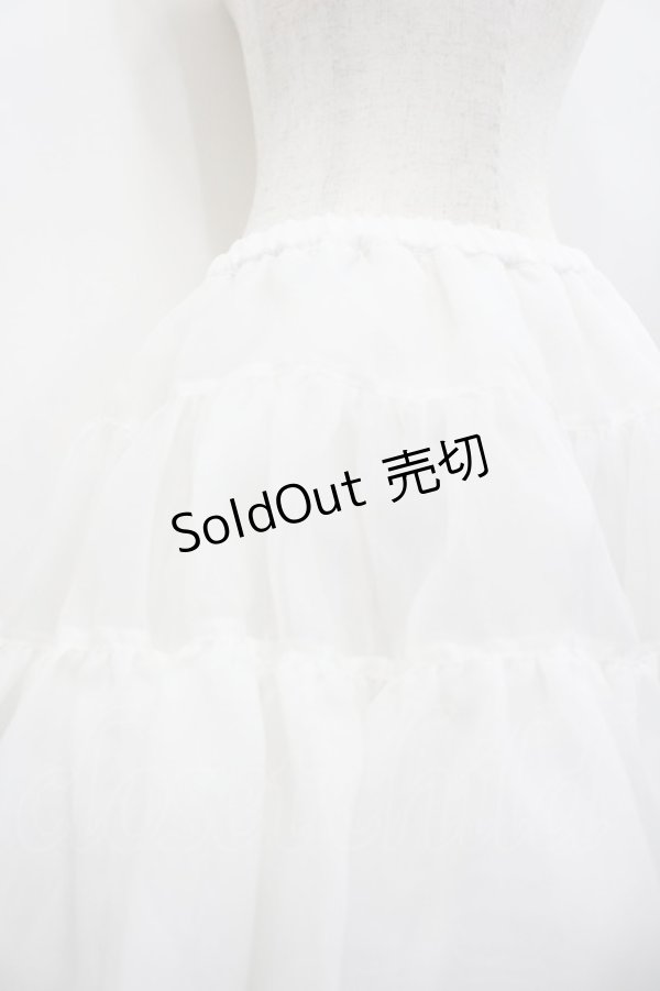 画像3: ATELIER PIERROT / ボリュームパニエ  白 I-26-02-20-065-EL-SK-SA-ZI (3)