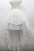 画像2: MR corset / レースロングスカート  白 I-26-02-20-067-PU-SK-SA-ZI (2)