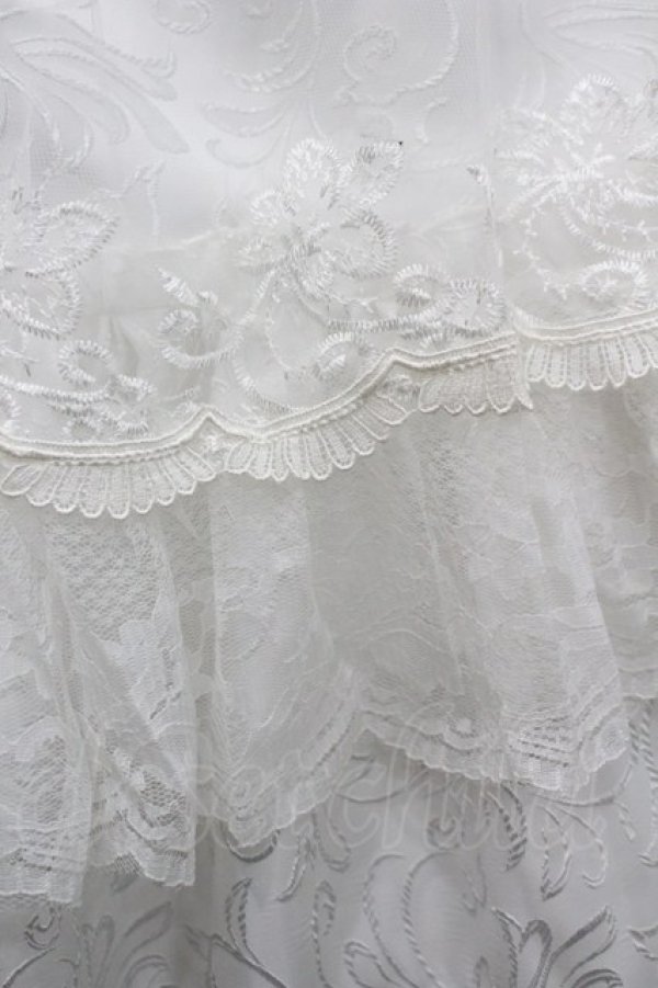 画像3: MR corset / レースロングスカート  白 I-26-02-20-067-PU-SK-SA-ZI (3)