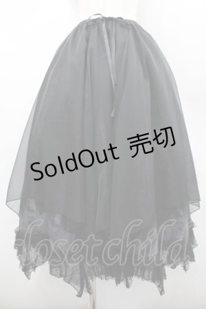 画像: h.NAOTO / ゴシック建築ptスカート  ブラック I-26-02-20-069-HN-SK-SA-ZI