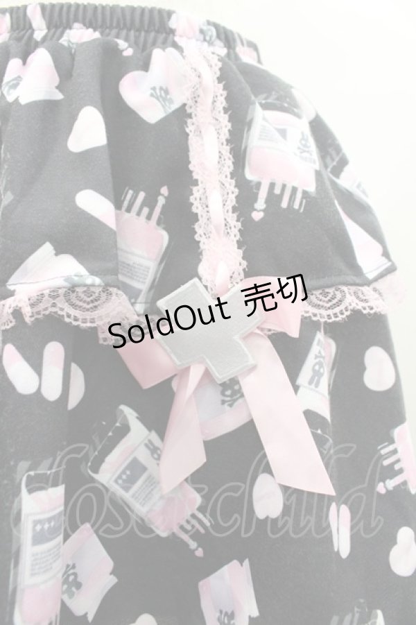 画像3: ACDC RAG / おてあてスカート  黒Ｘピンク I-26-02-20-072-PU-SK-SA-ZI (3)