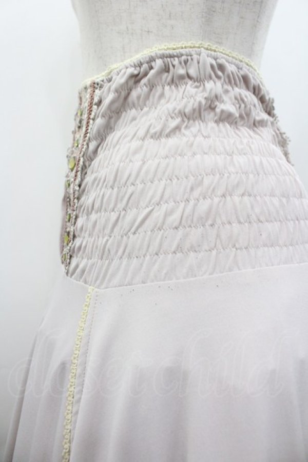 画像3: OZZ ANGELO / ビジューレーススカート  アイボリー I-26-02-20-074-OO-SK-SA-ZI (3)