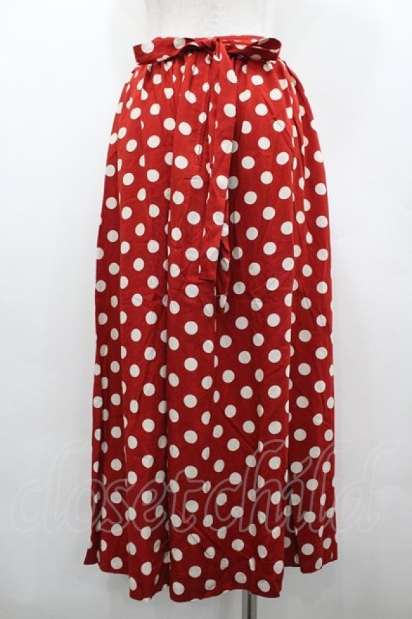 画像2: PINK HOUSE / ドットスカート  赤Ｘ白 I-26-02-20-078-LO-SK-SA-ZI (2)