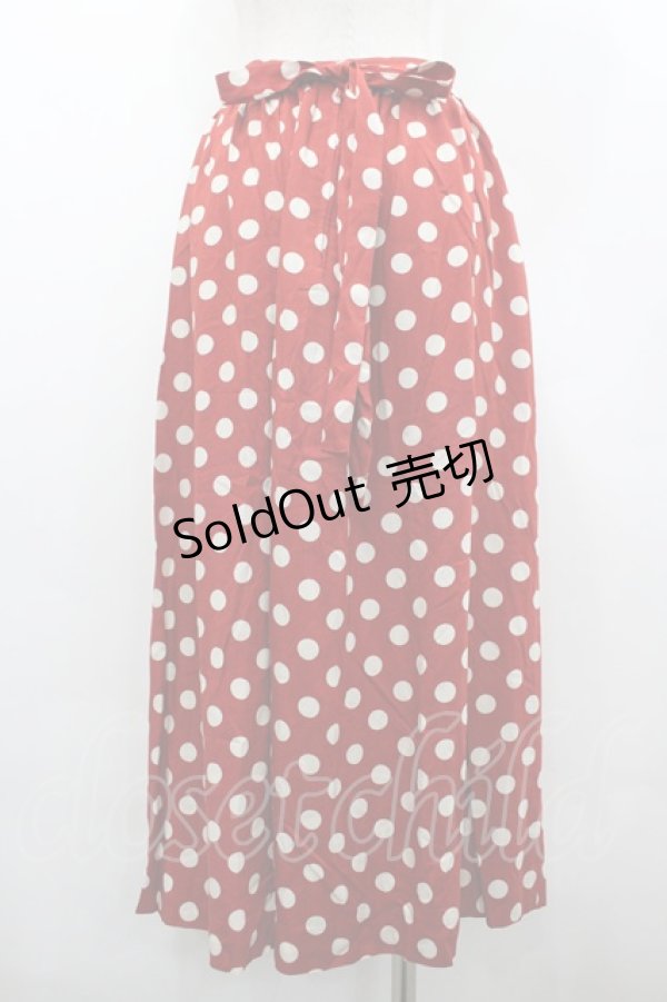 画像2: PINK HOUSE / ドットスカート  赤Ｘ白 I-26-02-20-078-LO-SK-SA-ZI (2)