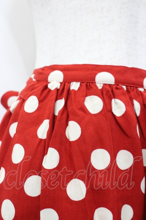 画像3: PINK HOUSE / ドットスカート  赤Ｘ白 I-26-02-20-078-LO-SK-SA-ZI (3)