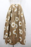 画像1: PINK HOUSE / 雛菊プリントスカート  ブラウンＸ白 I-26-02-20-079-LO-SK-SA-ZI (1)