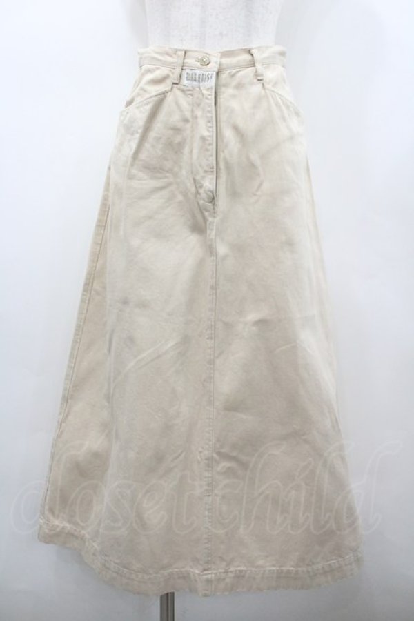 画像1: PINK HOUSE / ロゴワッペンスカート  アイボリー I-26-02-20-081-LO-SK-SA-ZI (1)