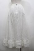 画像2: PINK HOUSE / 裾ピンタックフリルスカート  白 I-26-02-20-084-LO-SK-SA-ZI (2)