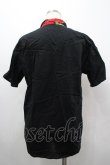 画像2: MILKBOY / APPLE SHIRTS  ブラック×レッド I-26-02-20-009-MB-BL-SA-ZI (2)