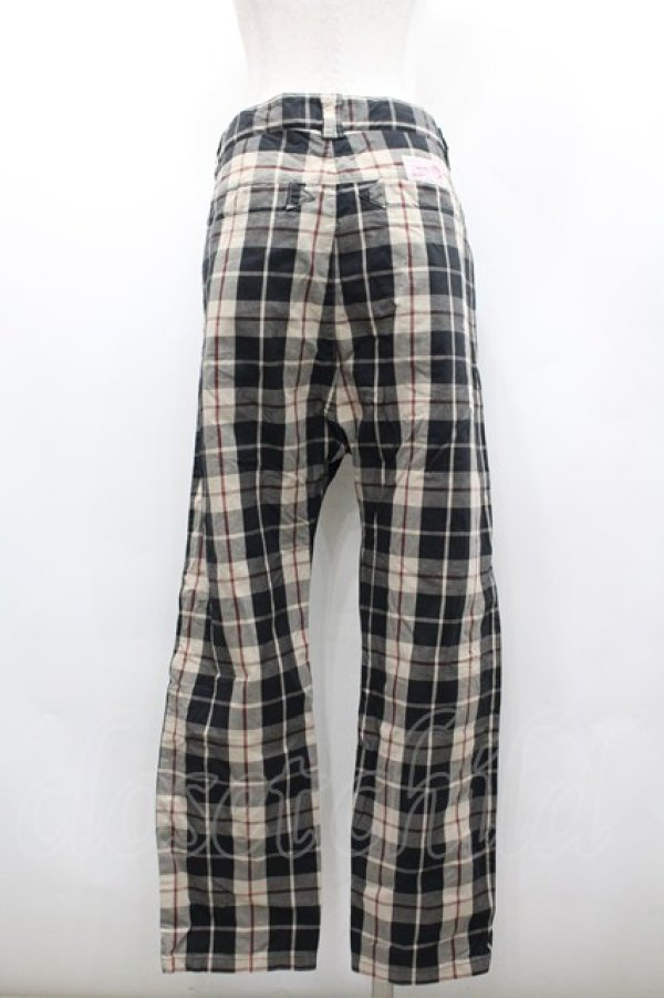 画像2: Candy Stripper / チェック切替パンツ M ブラック I-26-02-20-090-PU-PA-SA-ZI (2)