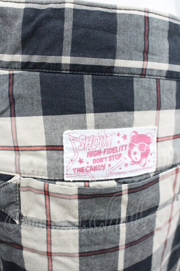 画像3: Candy Stripper / チェック切替パンツ M ブラック I-26-02-20-090-PU-PA-SA-ZI (3)