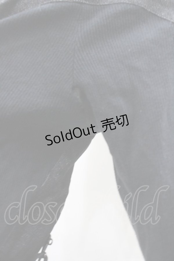 画像3: alice auaa / デニムパンツ五分丈パンツ 1 ブラック I-26-02-20-094-AA-PA-SA-ZI (3)