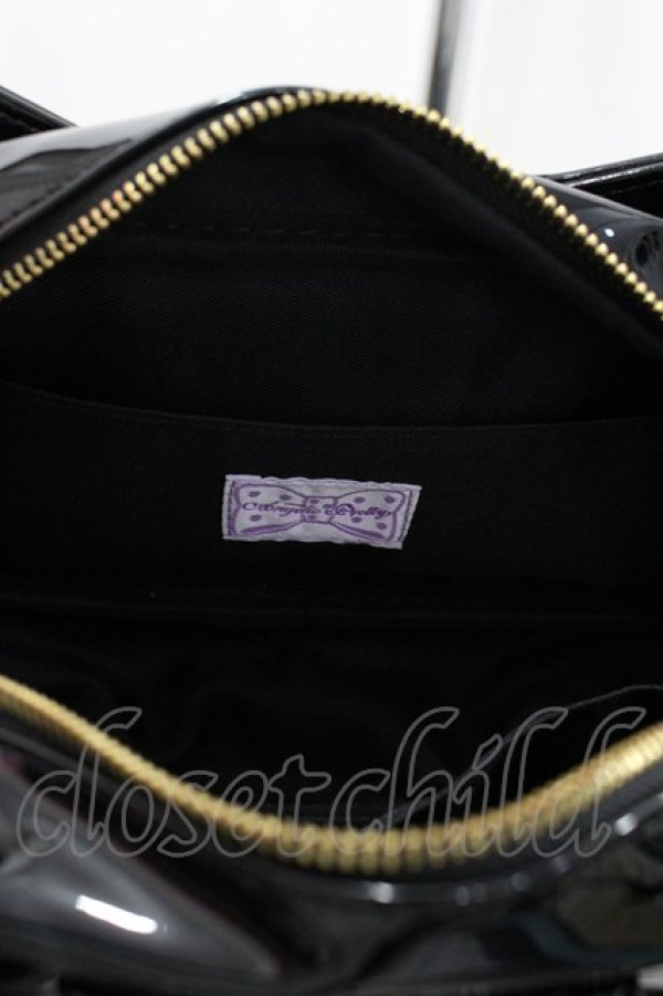 画像3: Angelic Pretty / キルティング宝石リボンバッグ  黒 I-26-02-20-100-AP-BG-SA-ZI (3)