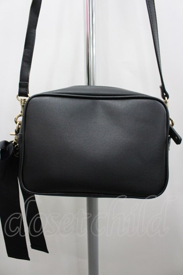 画像3: Maison de FLEUR / Micky Mouse/ショルダーバッグ  黒ｘゴールド I-26-02-20-102-LO-BG-SA-ZI (3)