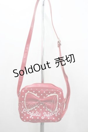 画像: Angelic Pretty / POPドットショルダーバッグ  赤Ｘ白 I-26-02-20-104-AP-BG-SA-ZI