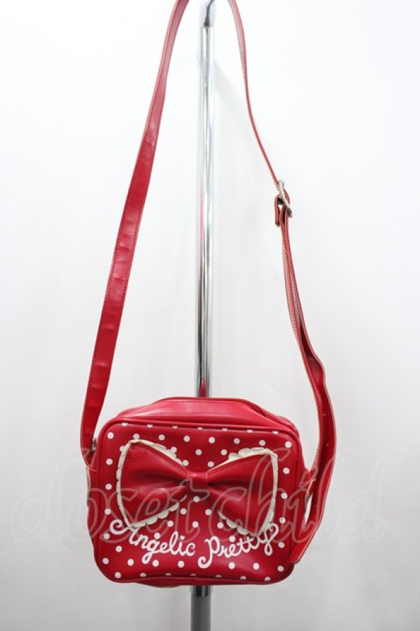 画像1: Angelic Pretty / POPドットショルダーバッグ  赤Ｘ白 I-26-02-20-104-AP-BG-SA-ZI (1)
